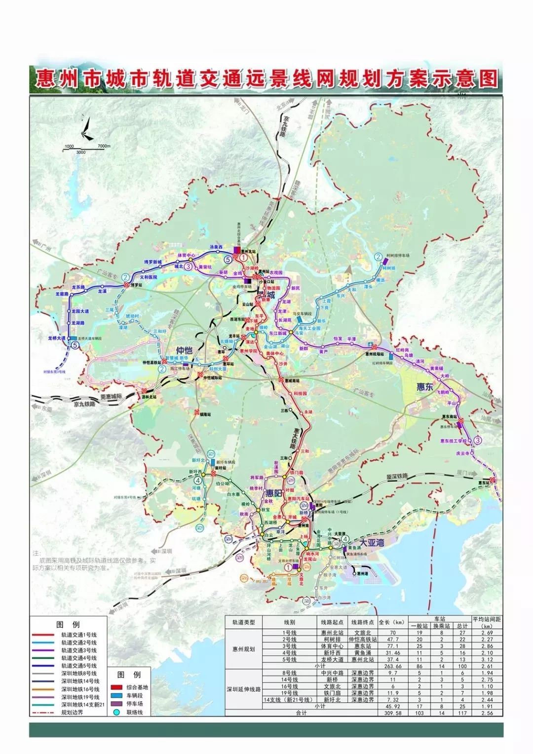 惠州现代化轨道交通体系规划发布，打造全新城轨网络