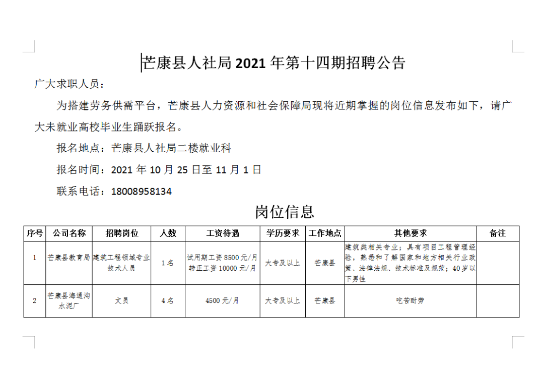 芒康县财政局最新招聘公告详解